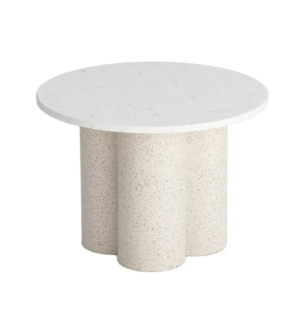 Stolik kawowy CAVRANI 60 cm efekt terrazzo