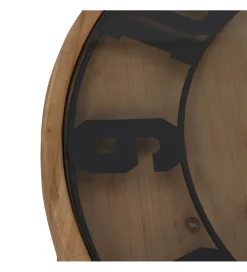 Stolik kawowy CLOCKY 80 cm drewno jodła