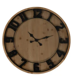 Stolik kawowy CLOCKY 80 cm drewno jodła