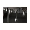 Stolik kawowy 44 cm Mystic Liquid Line srebrny