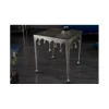 Stolik Kawowy 50 cm Mystic Liquid Line Srebrny