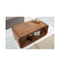 Stolik kawowy Cube 100 cm drewno Sheesham