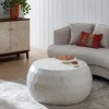 Stolik kawowy CYME 92 cm beżowy