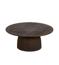 Stolik kawowy DEMANESKO 69 cm brązowy