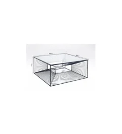 Stolik kawowy DIMENSION 80 cm czarny