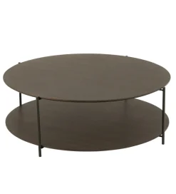 Stolik kawowy DOMERESU 113 cm ciemno brązowy