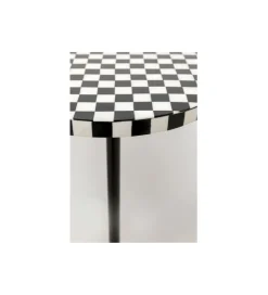 Stolik kawowy DOMERO CHESS 25 cm czarno biały