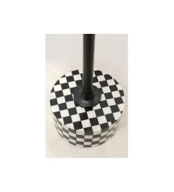Stolik kawowy DOMERO CHESS 25 cm czarno biały