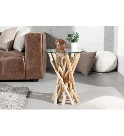 Stolik kawowy Driftwood 35 cm naturalny