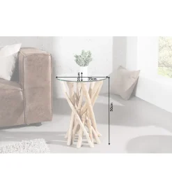 Stolik kawowy Driftwood 35 cm naturalny