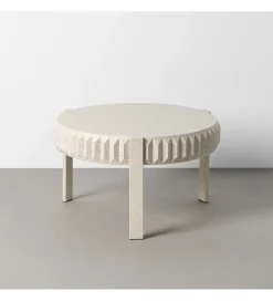 Stolik kawowy EDARNI 79 cm efekt terrazzo