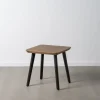 Stolik kawowy EDENSA 60 cm naturalny czarny