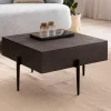 Stolik kawowy EVELIN  64 cm antracytowy