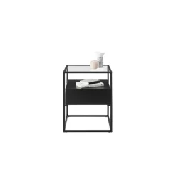 Stolik kawowy EVORA 43 cm czarny