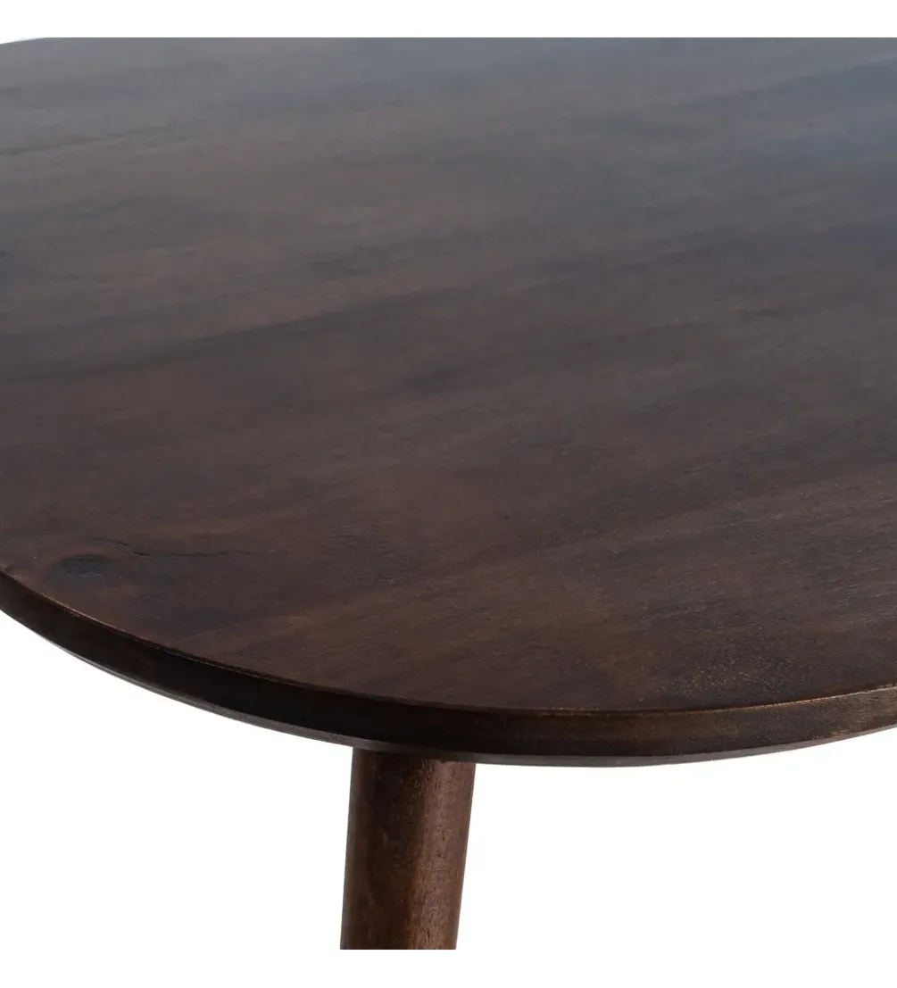 Stolik kawowy FEGANE 115 cm drewno mango