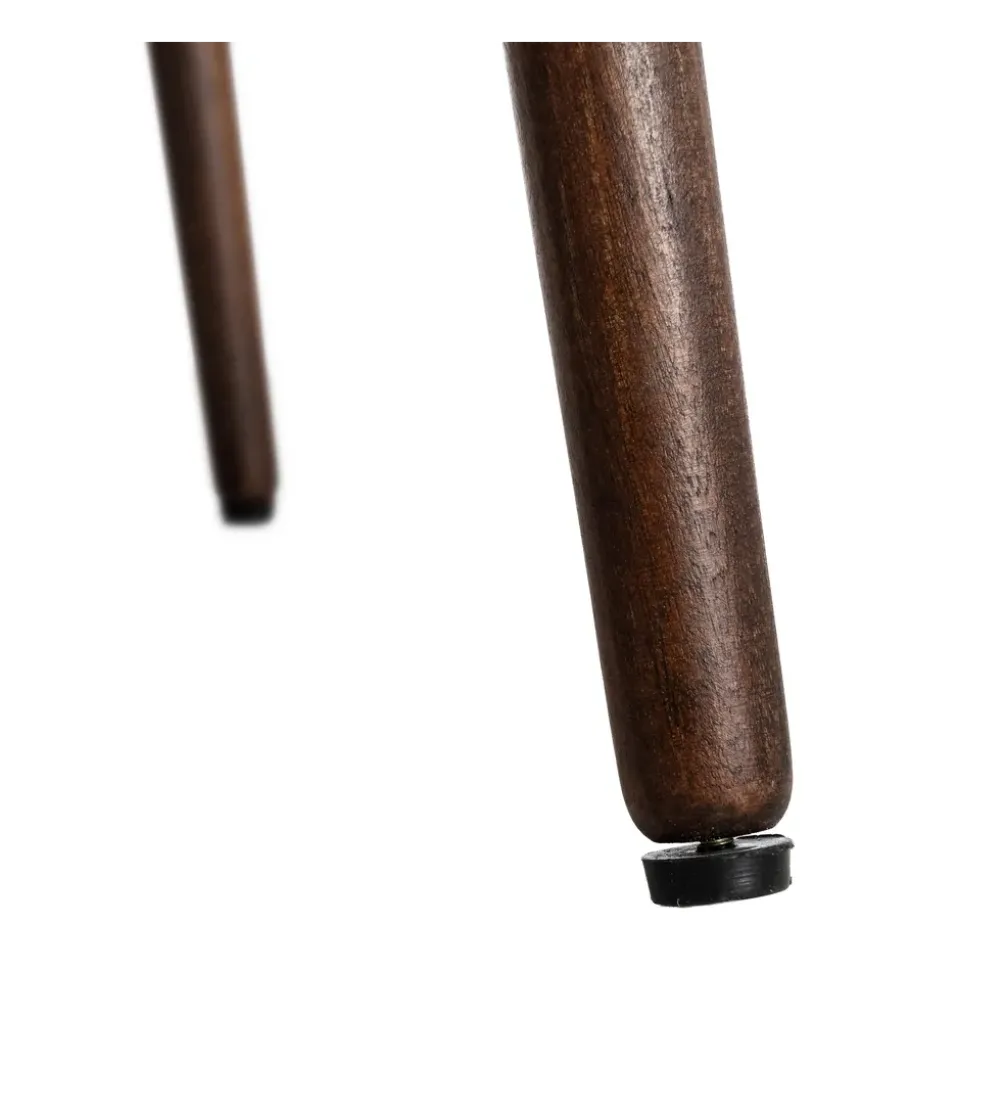 Stolik kawowy FEGANE 80 cm drewno mango