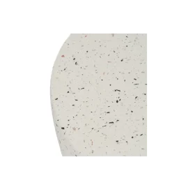 Stolik kawowy FIBRA 37 cm w odcieniach bieli