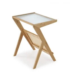Stolik kawowy FLORA 45 cm bambus