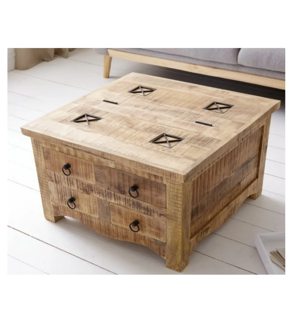 Stolik kawowy GALLE Craft 70 cm Mango