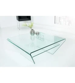 Stolik kawowy GEISTER Fantome 70 cm szklany