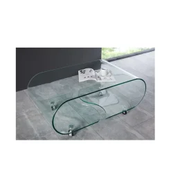 Stolik kawowy GEISTER Fantome 90 cm szklany