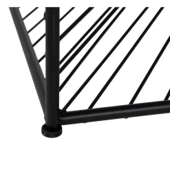 Stolik kawowy GEMETRO 80 cm czarny