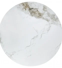 Stolik kawowy GENESIS 70 cm ceramika w optyce białego marmuru