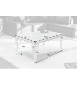 Stolik kawowy GLORIA 100 cm w optyce marmuru