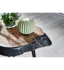 Stolik kawowy GOA 40 cm drewno akacja