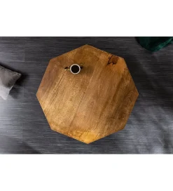 Stolik Kawowy GORAN II 69 cm drewno mango