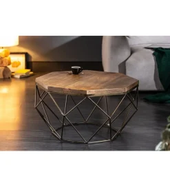 Stolik Kawowy GORAN II 69 cm drewno mango