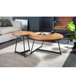 Stolik kawowy GRENADA 80 cm w optyce dębu