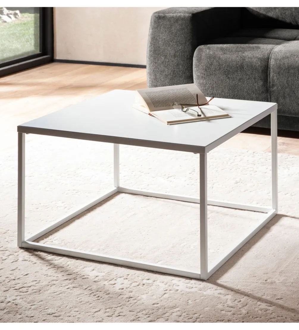 Stolik kawowy HELFI 60 cm biały