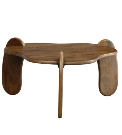 Stolik kawowy HILDE 78 cm drewno mango