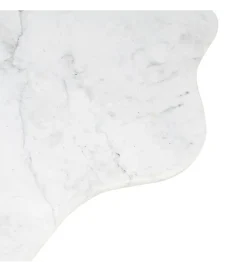 Stolik kawowy HUGI 135 cm marmur drewno mango