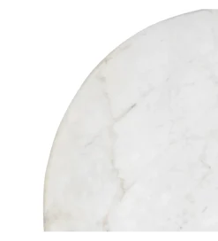 Stolik kawowy HUGI 135 cm marmur drewno mango