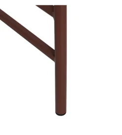 Stolik kawowy INDUSTRIAL 78 cm Ciemna Terakota