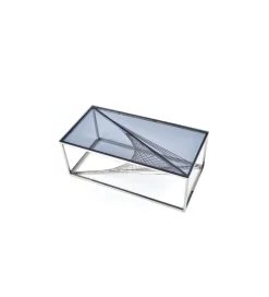 Stolik Kawowy INFINITY 120 cm srebrny