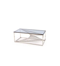 Stolik Kawowy INFINITY 120 cm srebrny