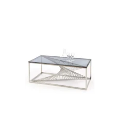 Stolik Kawowy INFINITY 120 cm srebrny
