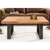 Stolik kawowy Iron Craft 100 cm drewno Sheesham