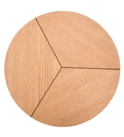 Stolik kawowy KARIDA 45 cm w optyce dębu