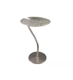 Stolik kawowy KUFUMU 41 cm srebrny