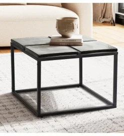 Stolik kawowy LAILA 58 cm czarny