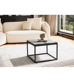 Stolik kawowy LAILA 58 cm czarny