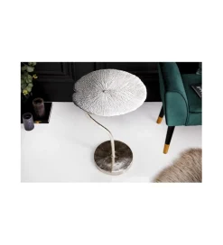 Stolik kawowy Leaf 42 cm srebrny
