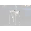 Stolik kawowy Liquid Line 51 cm srebrny