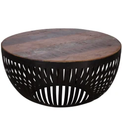 Stolik kawowy LOFTE  70 cm drewno mango