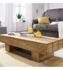 Stolik kawowy LUCCA 120 cm drewno akacja