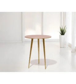 Stolik kawowy Luma 40 cm brązowy